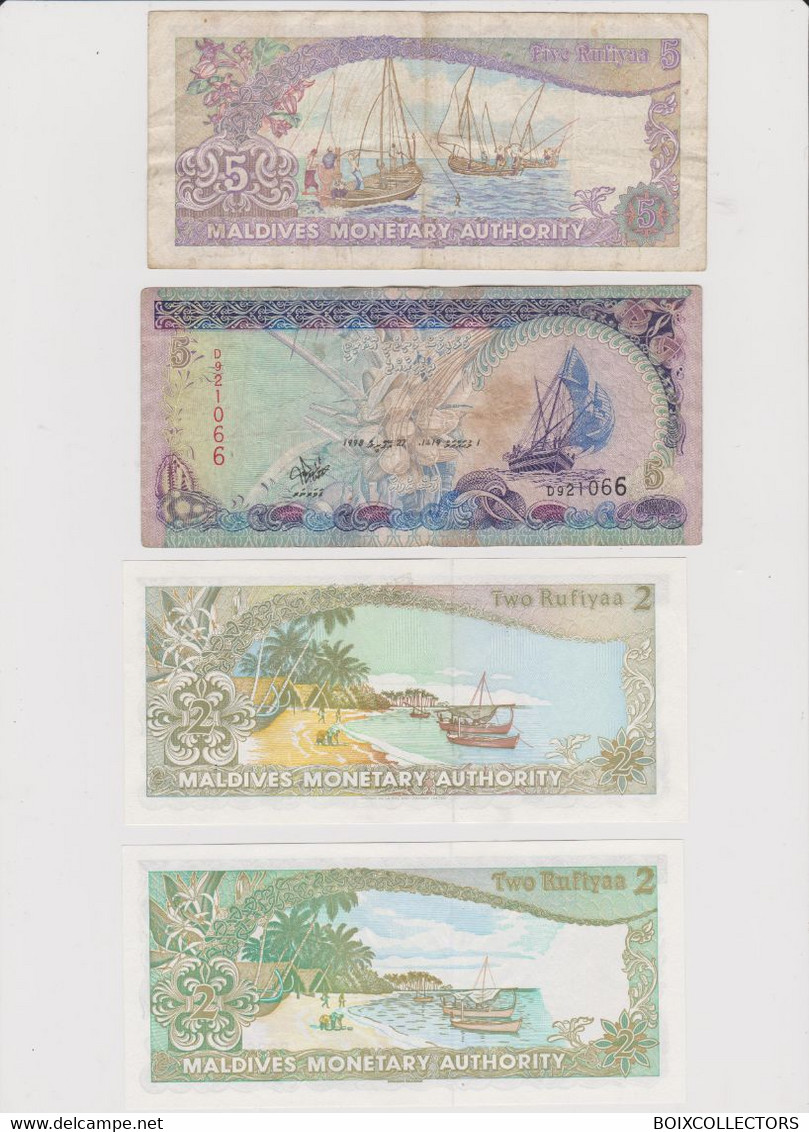 BILLET De BANQUE BANKNOTE MALDIVES MALDIVAS 2, 5 RUFIYAA / B22 - Maldiven