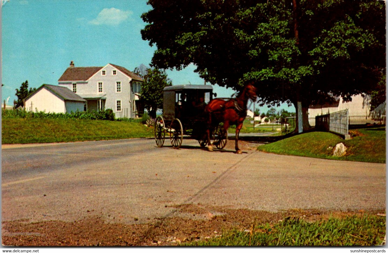 Pennsylvania Dutch Ciuntry Boxlike Amish Family Carriage - Lancaster