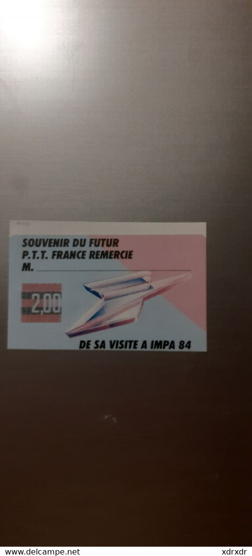 Logotechnica - Valeur à 2,00 F - Rarissime - Sehr Selten ATM Frankreich - IMPA 84 Hamburg Demo - 1981-84 Types « LS » & « LSA » (prototypes)