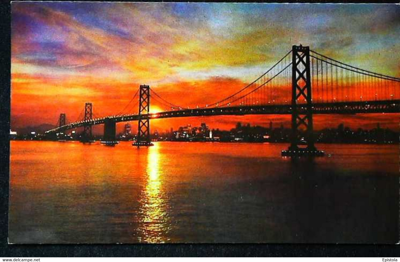 ► San Fransisco Oakland Bay  SUNSET    1950s - San Francisco