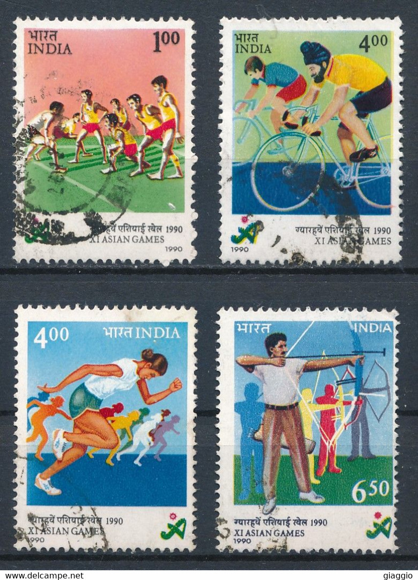 °°° INDIA - Y&T N°1065/68 - 1990 °°° - Used Stamps