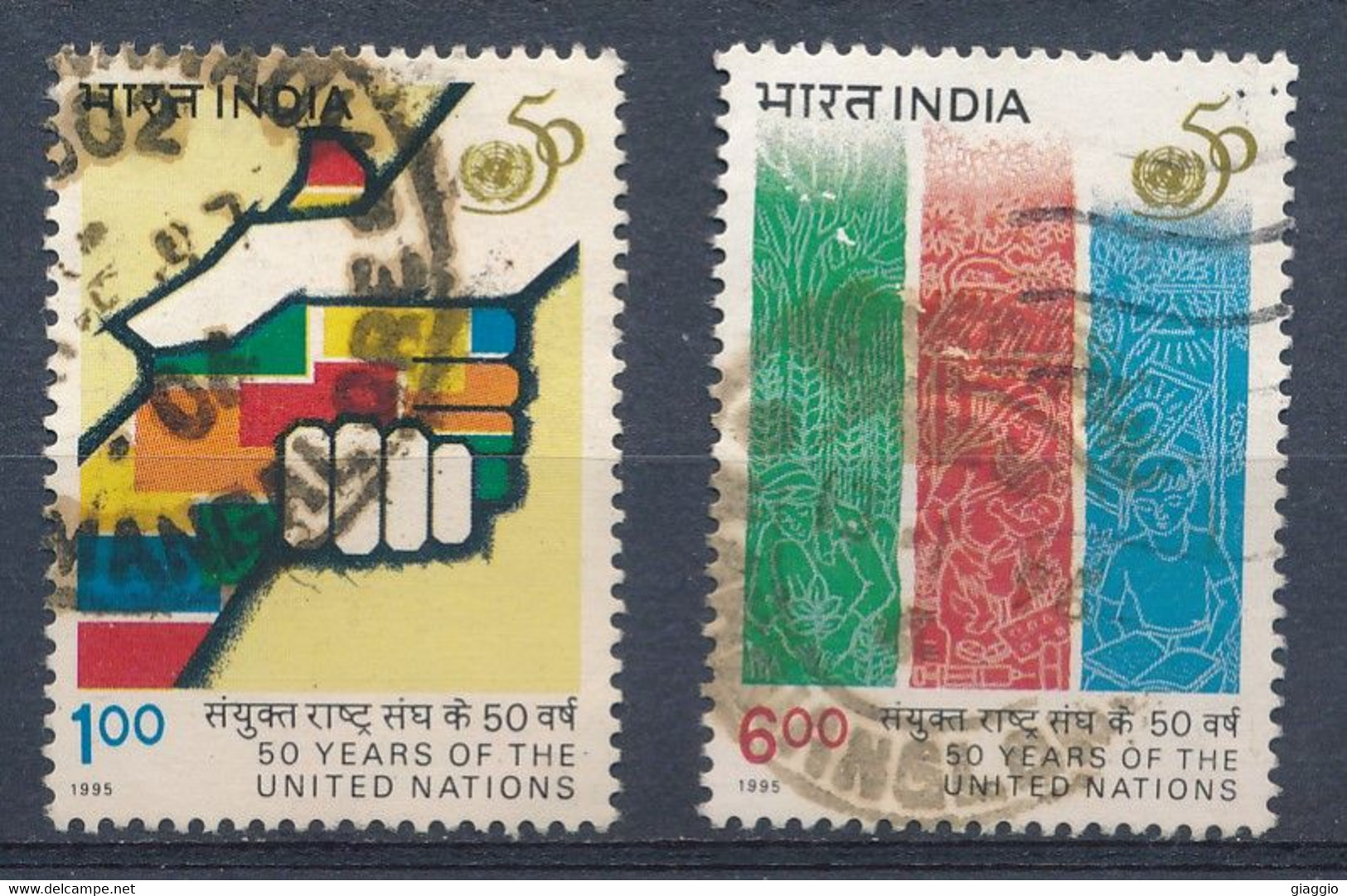 °°° INDIA 1995 - Y&T N°1270/71 °°° - Used Stamps