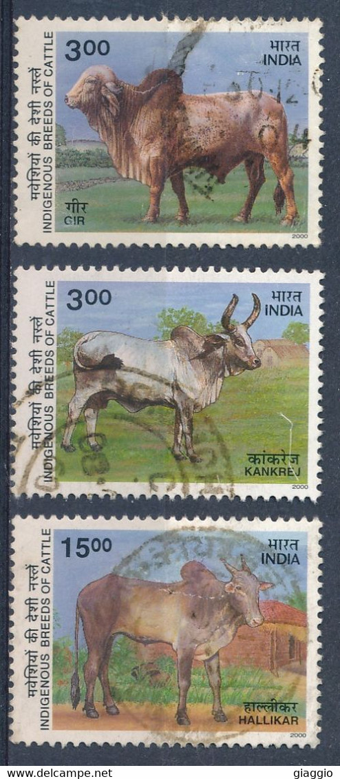 °°° INDIA 2000 - YT 1522/24 - MI 1756/58 °°° - Used Stamps