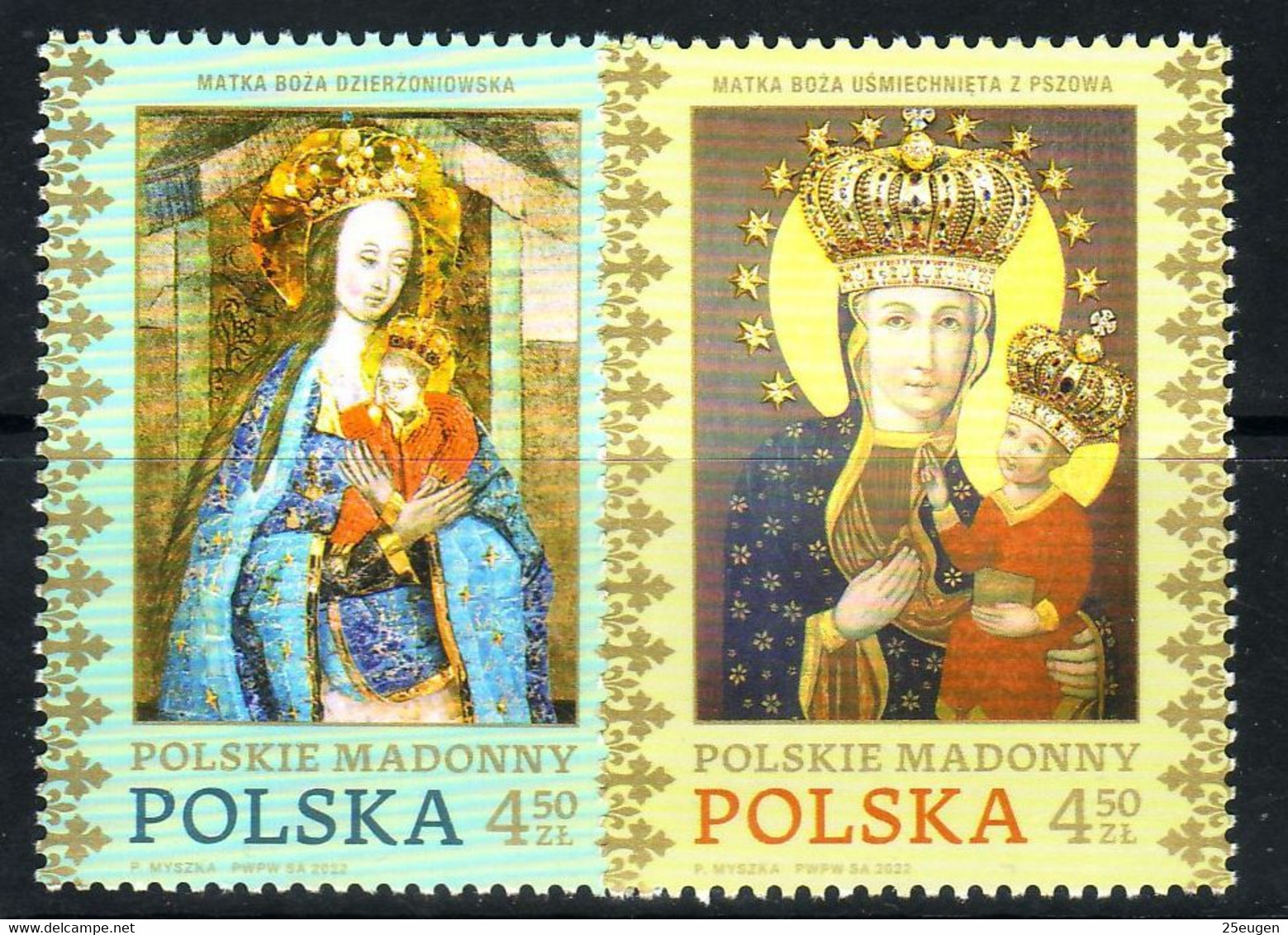 POLAND 2022 Michel No 5398-5399  MNH - Tableaux