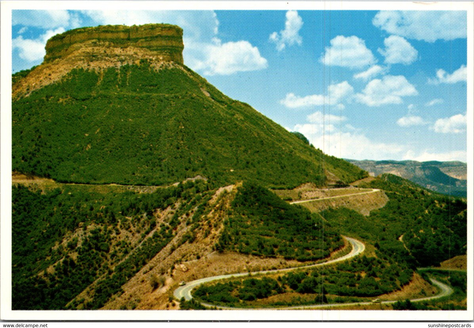 Colorado Mesa Verde National Park Point Lookout At The Entrance - Mesa Verde