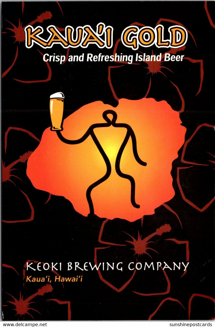 Hawaii Kauai Keoki Brewing Company Kaua'i Gold Island Beer - Kauai