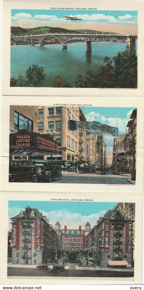 Souvenir Folder Of Portland, Oregon  "City Of Roses" - Portland