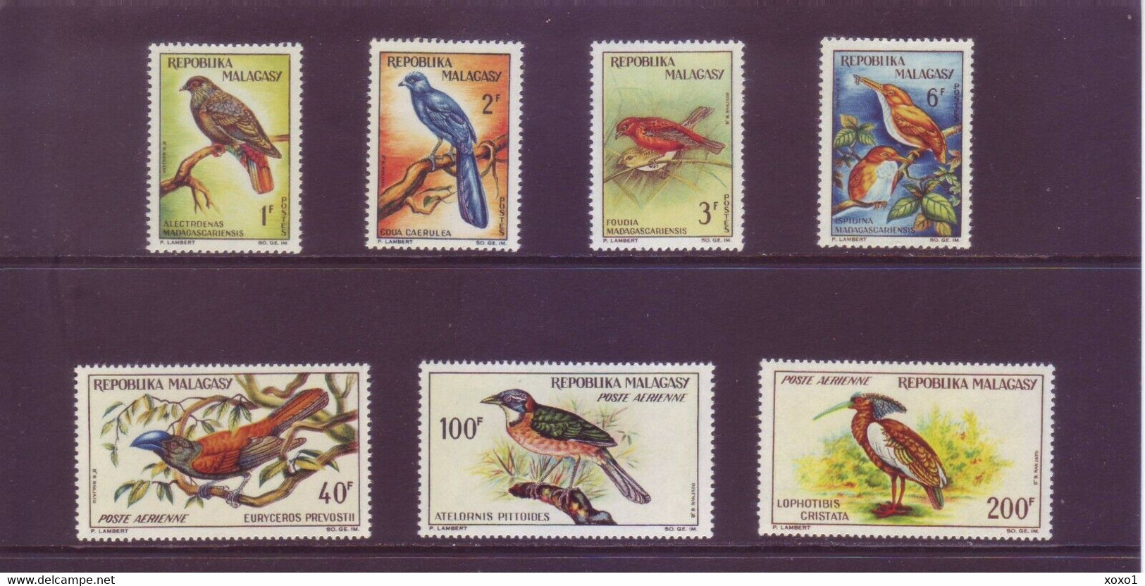 Madagascar 1963 MiNr. 495 - 501 Madagaskar Birds 6v MNH ** 18.70 € - Cuco, Cuclillos