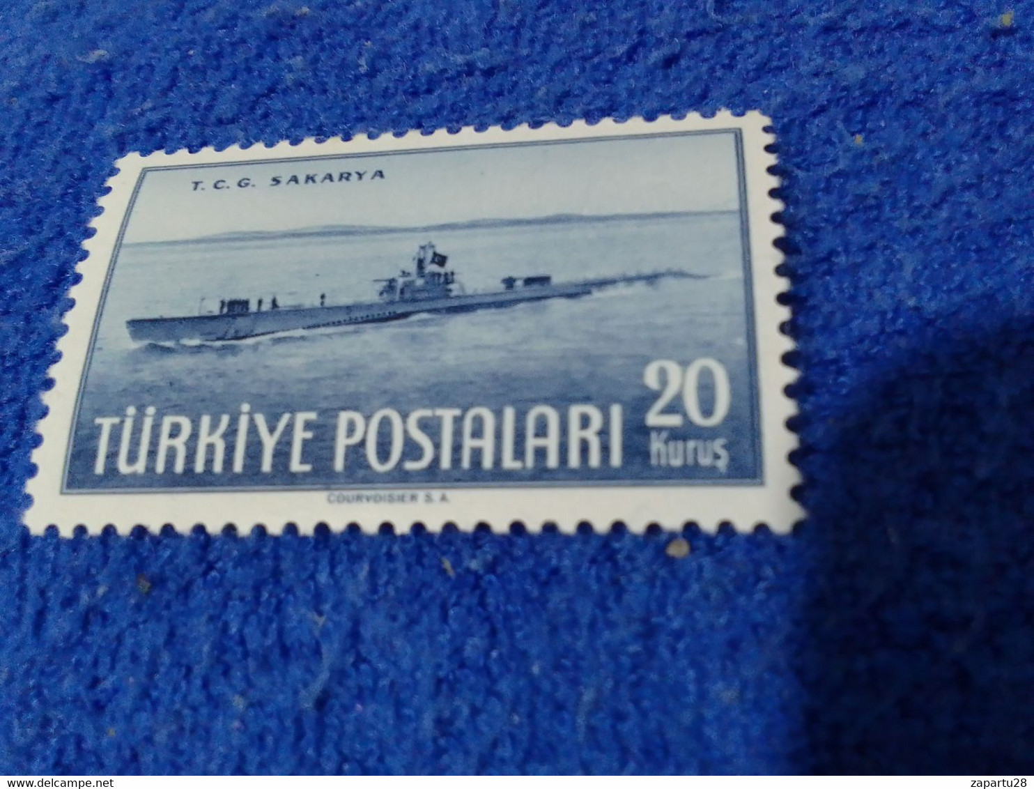 TÜRKİYE--1949 -- 20K  NAVY DAY DAMGASIZ - Unused Stamps