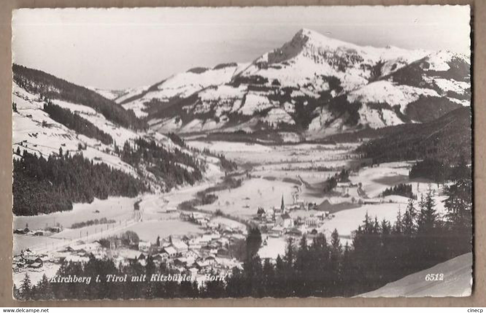 CPSM AUTRICHE - KIRCHBERG I. Tirol Mit Kitzbühler Horn - TB Vue Générale Village Sous La Neige - Kirchberg