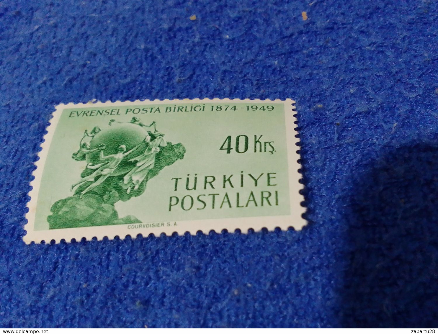TÜRKİYE--1949 -- 40K   U.P.U. 75. YILI DAMGASIZ - Unused Stamps