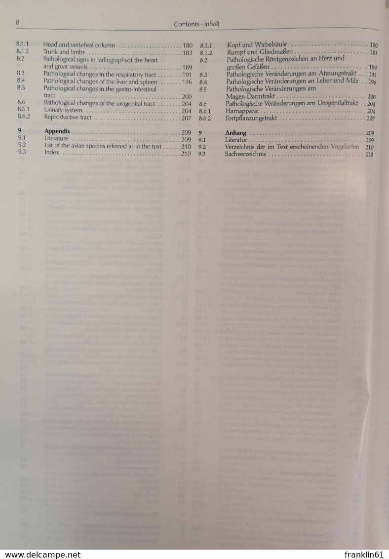 Atlas zur Röntgenanatomie und Röntgendiagnostik der Ziervögel.