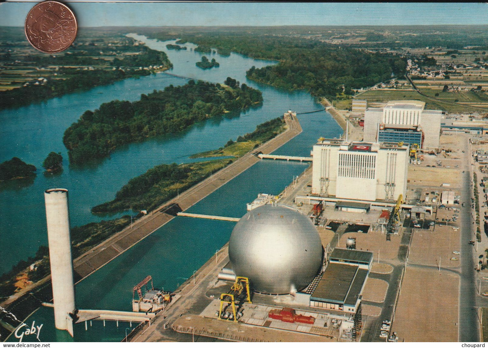 37 - Carte Postale De La Centrale De CHINON     Vue Aérienne - Chinon