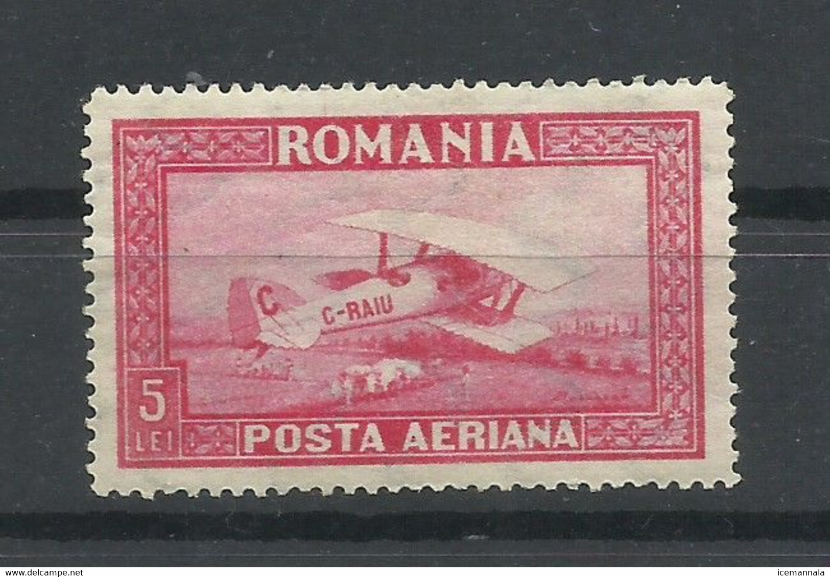 RUMANIA  YVERT  AEREO  3A   MH  * - Unused Stamps