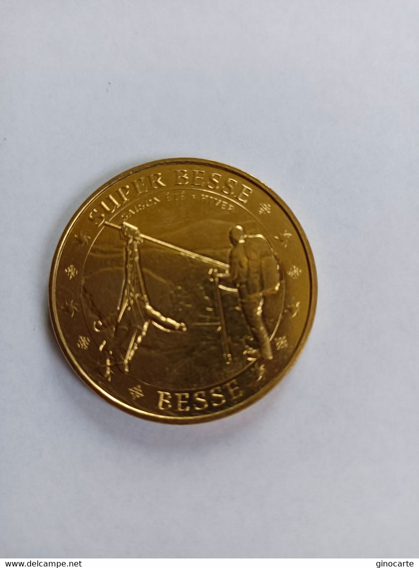 Monnaie De Paris MDP Jeton Touristique Medaille Besse Super Besse 2019 - Otros & Sin Clasificación