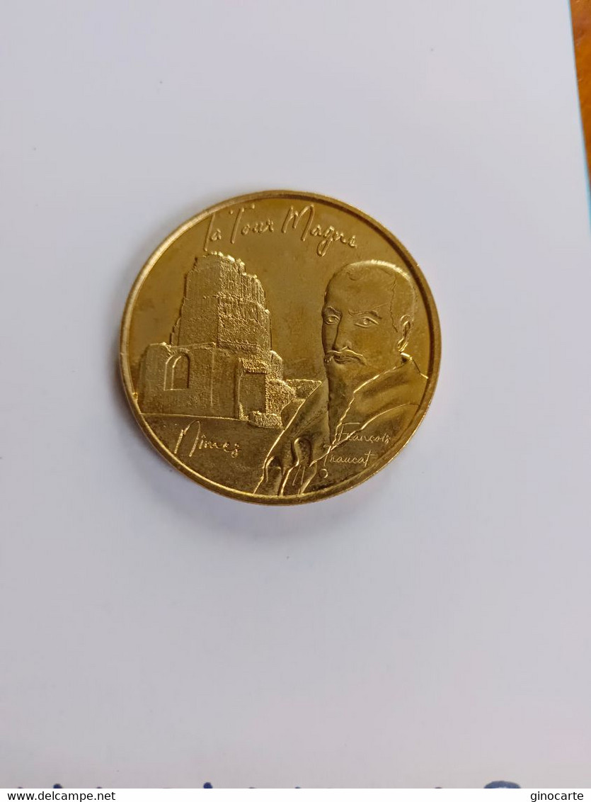 Monnaie De Paris MDP Jeton Touristique Medaille Nimes La Tour Magne 2022 - Otros & Sin Clasificación