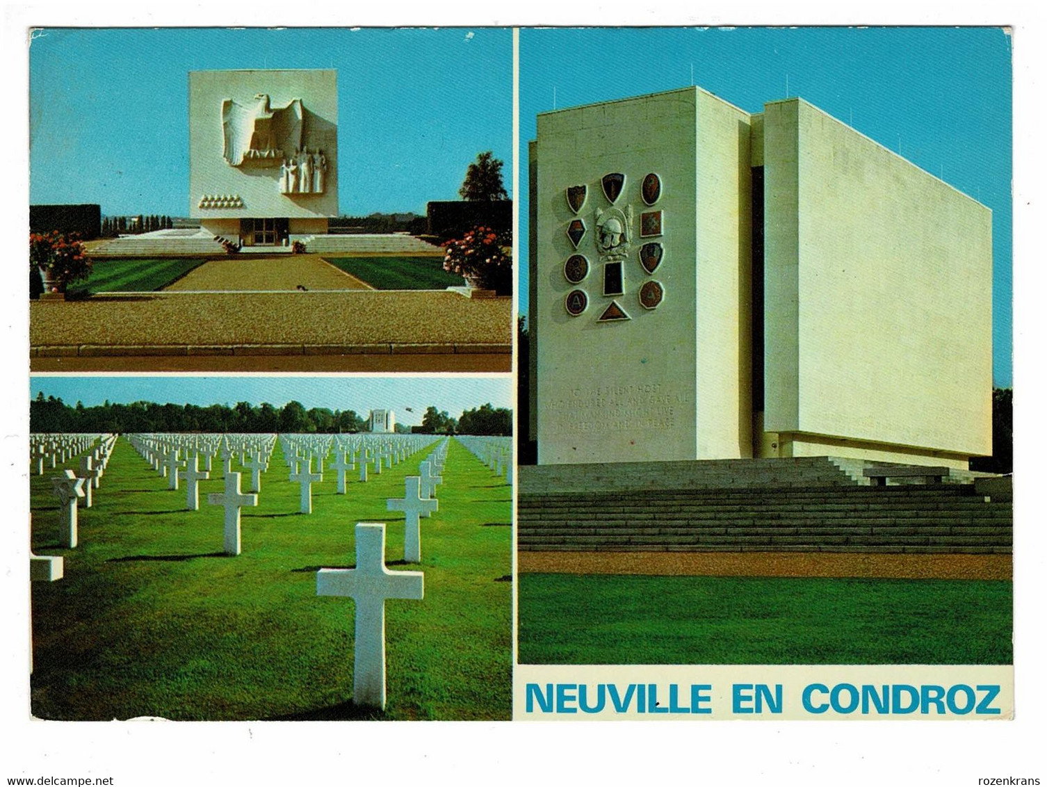 Ardennes American Cemetery And Memorial Military War Grave Battle Of The Bulge Ardennes Offensive WW2 WWII Neuville - Soldatenfriedhöfen