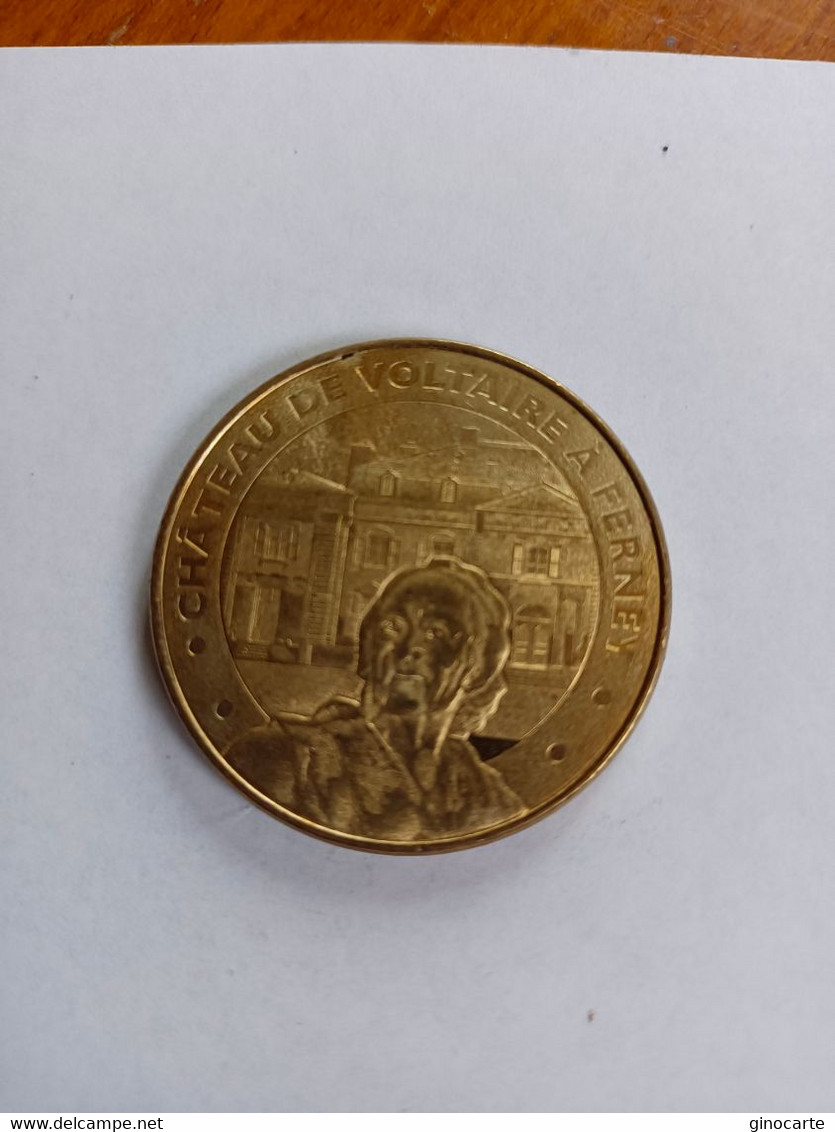 Monnaie De Paris MDP Jeton Touristique Medaille Ferney Chateau De Voltaire 2013 - Autres & Non Classés