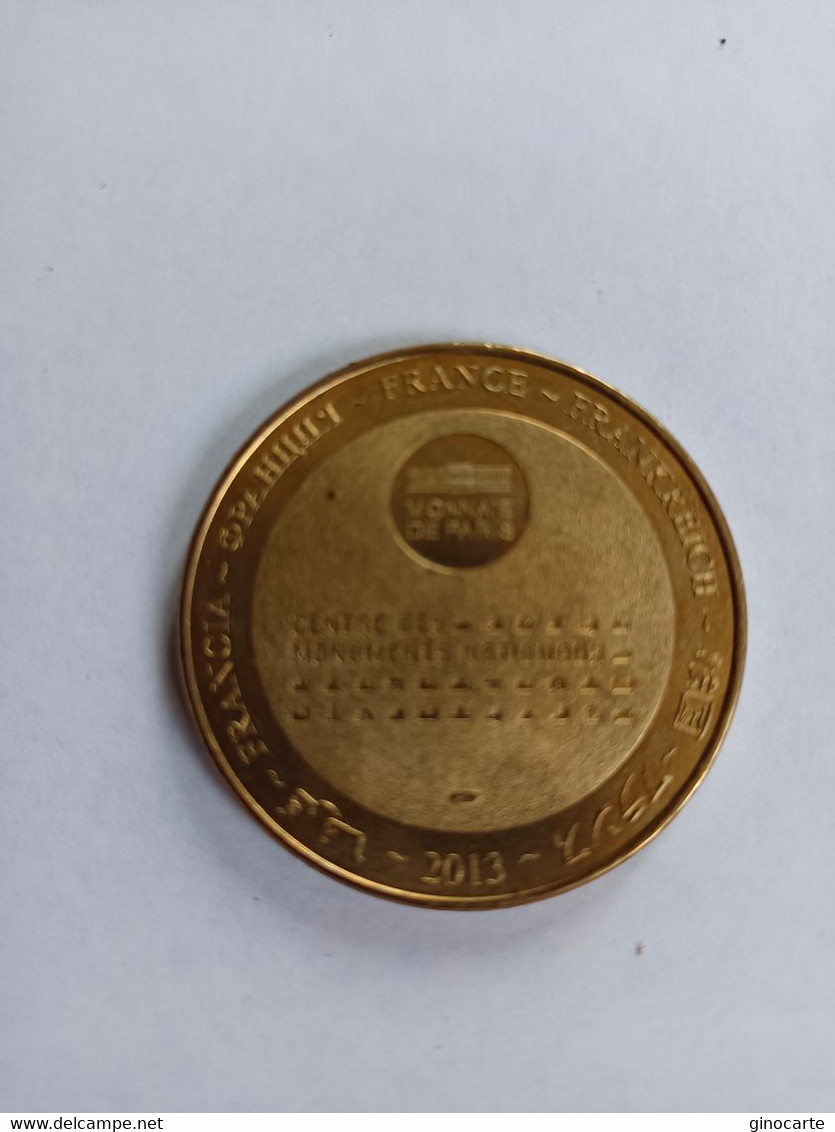 Monnaie De Paris MDP Jeton Touristique Medaille Ferney Chateau De Voltaire 2013 - Andere & Zonder Classificatie