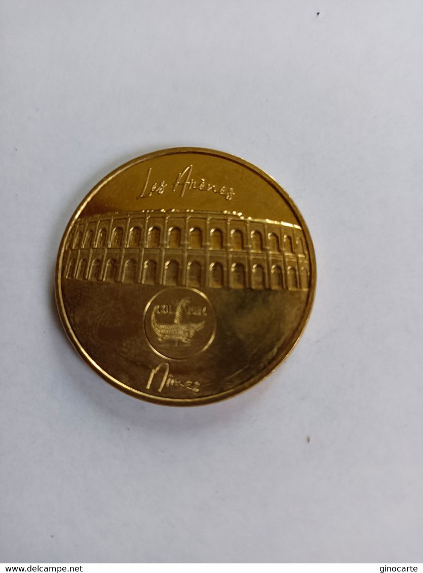 Monnaie De Paris MDP Jeton Touristique Medaille Nimes Les Arenes 2022 - Other & Unclassified