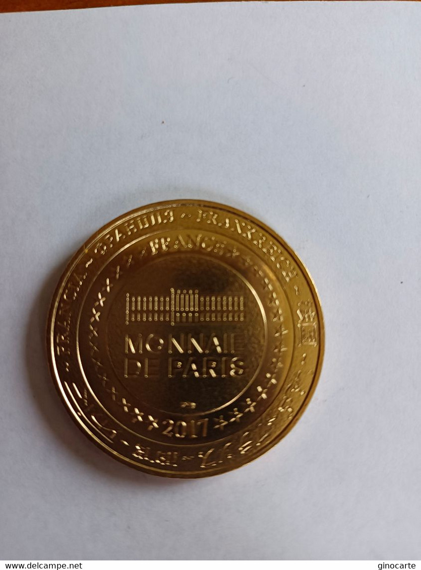 Monnaie De Paris MDP Jeton Touristique Medaille Fecamp Cote D'albatre 2017 - Sonstige & Ohne Zuordnung