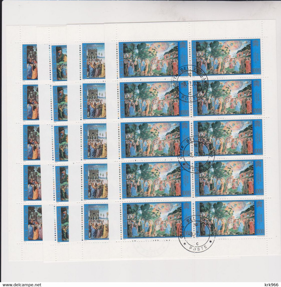 VATICAN 2000  Sheet Set Used - Used Stamps