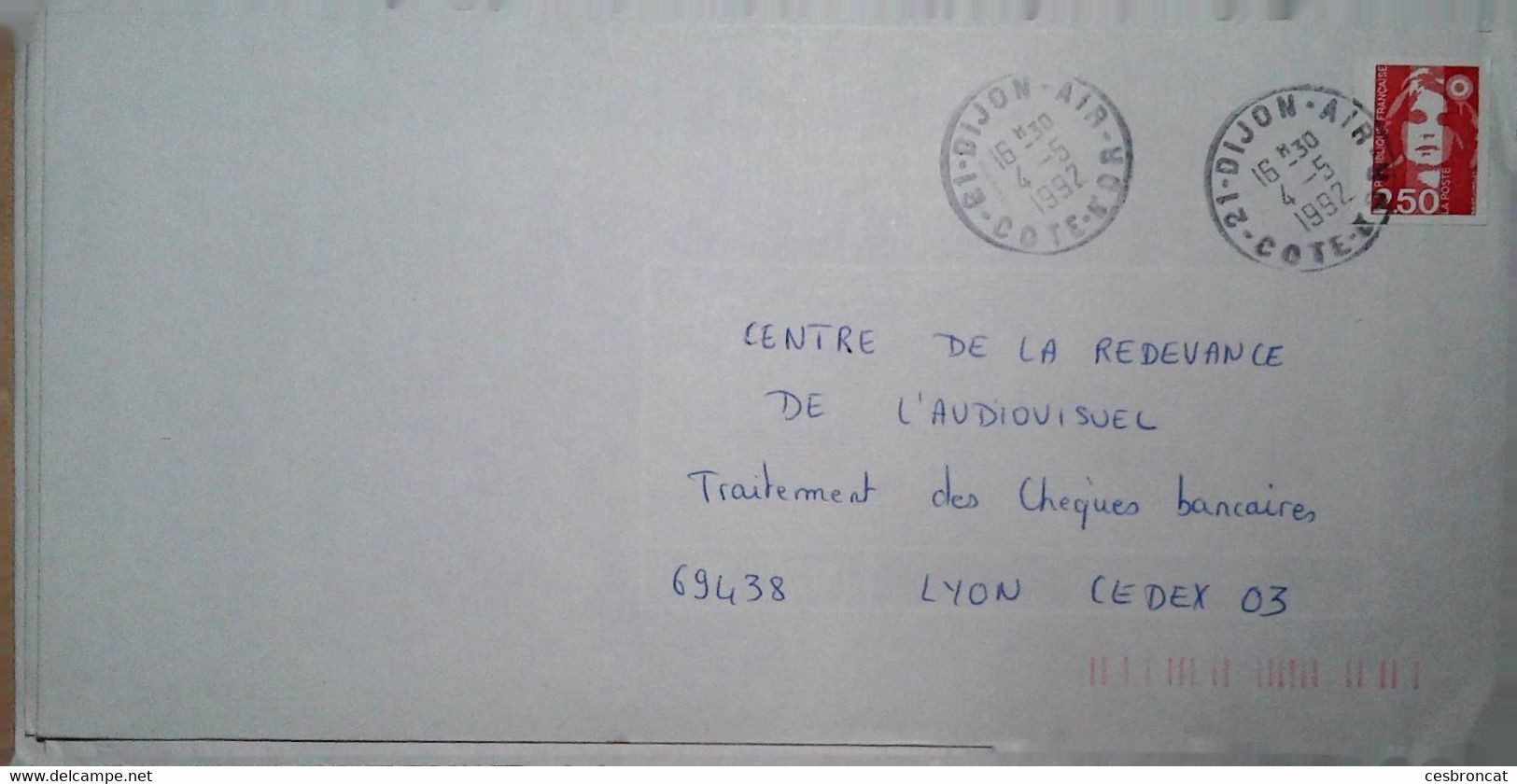 M 6  Lettre En Fm Dijon Air - Military Airmail