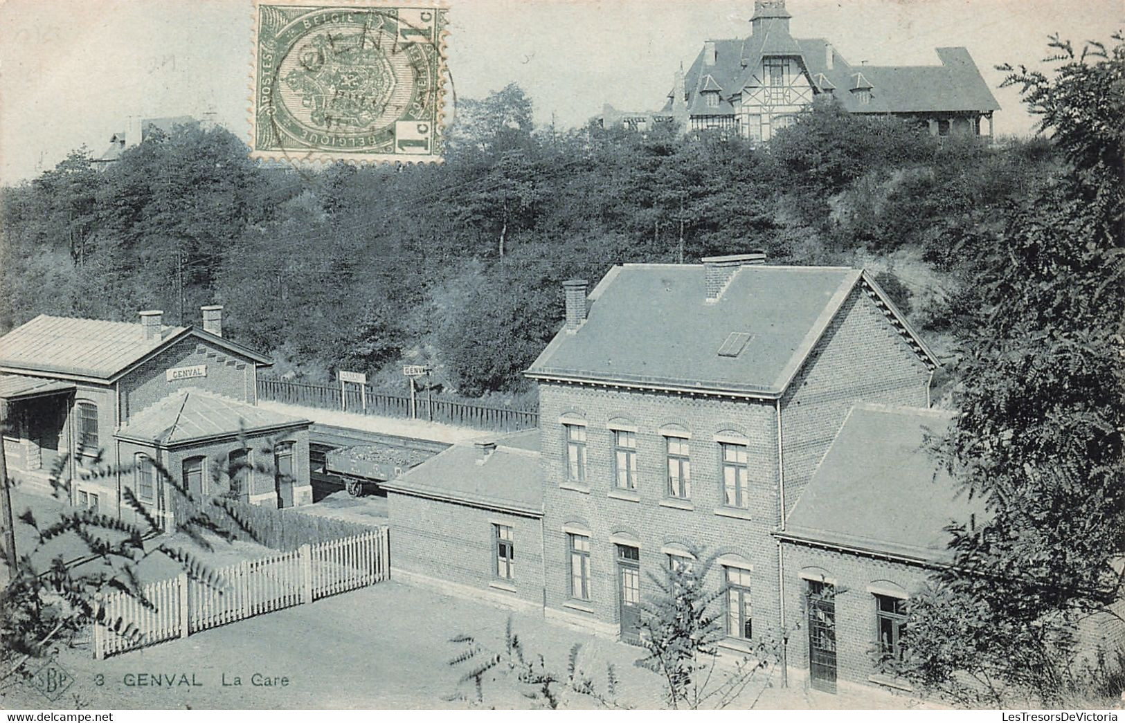 Belgique - Genval - La Gare - Edit. St An Belge - Carte Postale Ancienne - Rixensart