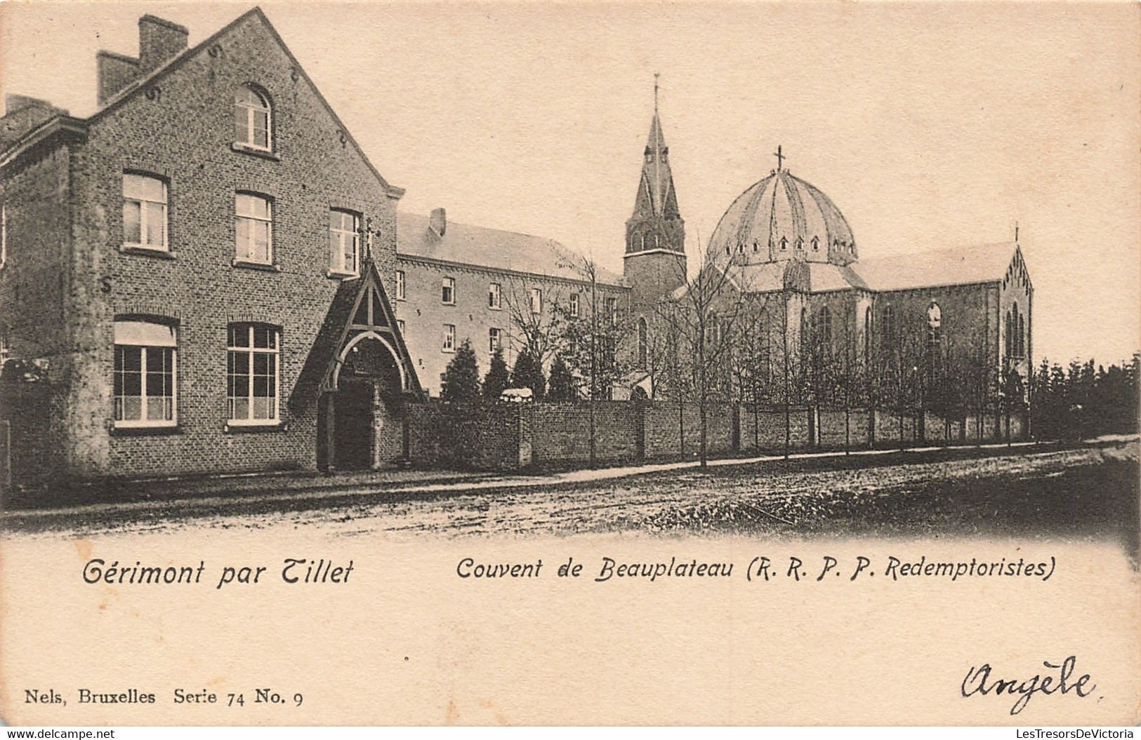 Belgique - Gérimont Par Tillet - Couvent De Beauplateau - Edit. Nels - Précurseur - Clocher - Carte Postale Ancienne - Sainte-Ode