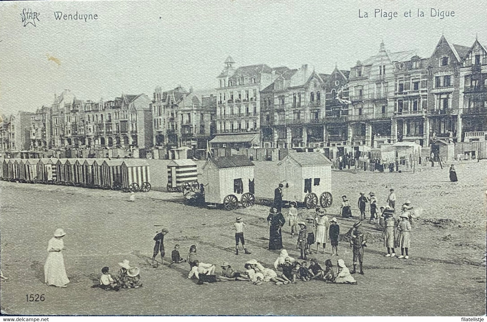 Wenduine De Dijk En Het Strand Gelopen 1928 - Wenduine