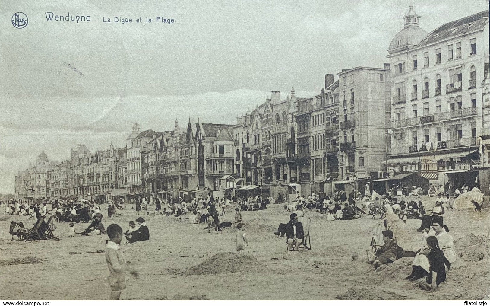 Wenduine De Dijk En Het Strand Gelopen 1927 - Wenduine