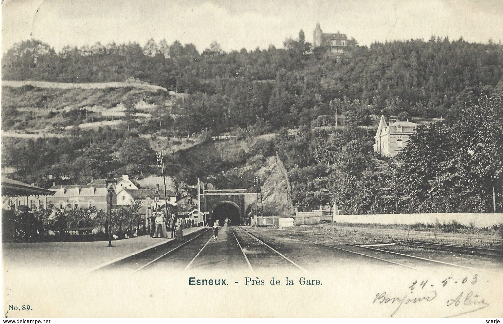 Esneux.   -   Près De La Gare.  -   1903   Naar   Anvers - Esneux