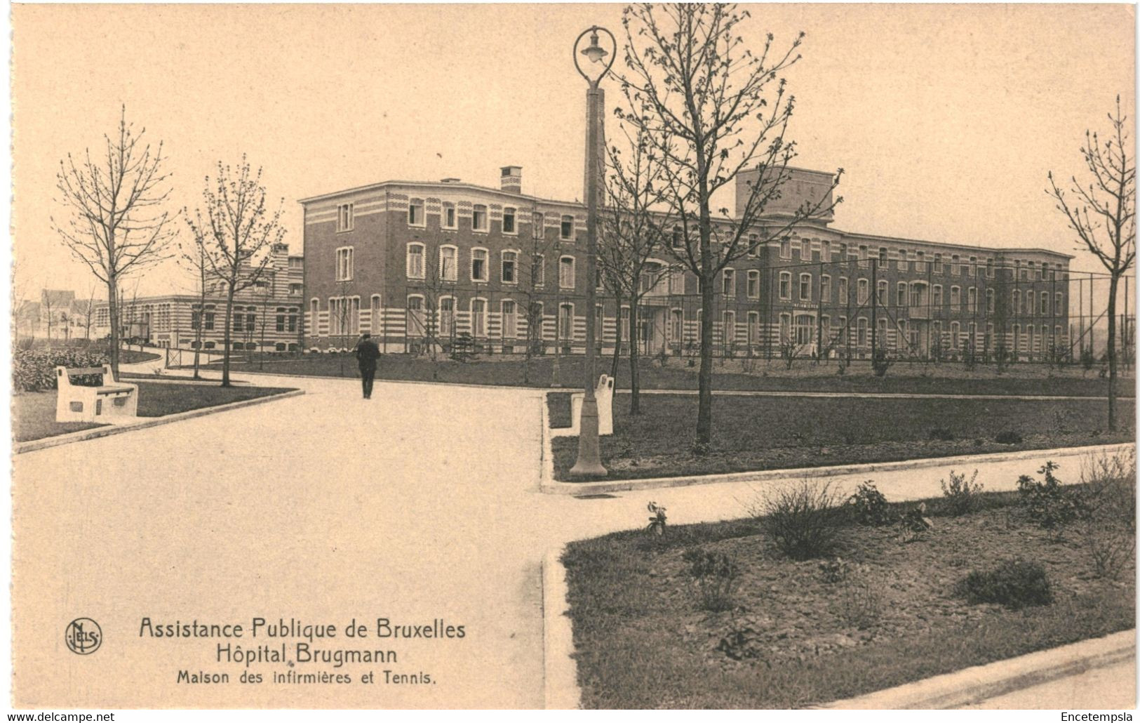 CPA Carte Postale Belgique Bruxelles Hôpital Brugmann Maison Des Infirmières Et Tennis VM62811 - Santé, Hôpitaux