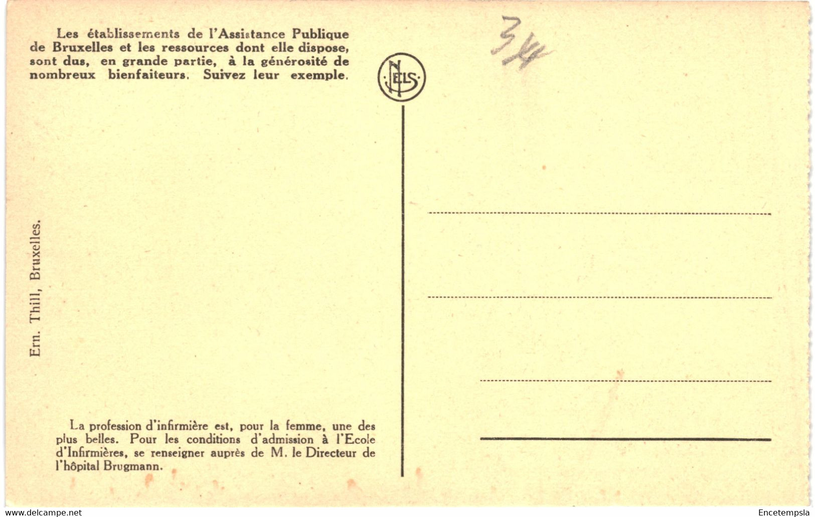 CPA Carte Postale Belgique Bruxelles Hôpital Brugmann Maison Des Infirmières Et Tennis VM62811 - Gezondheid, Ziekenhuizen