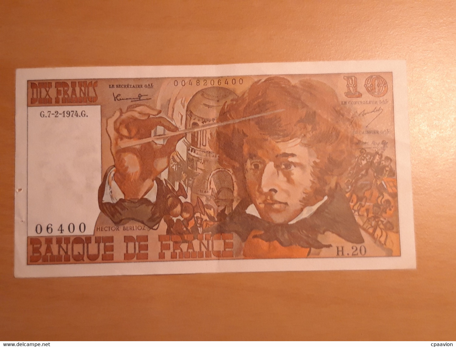 Billet De 10 Francs Berlioz (G.7-2-1974.G.)  06400 - 10 F 1972-1978 ''Berlioz''