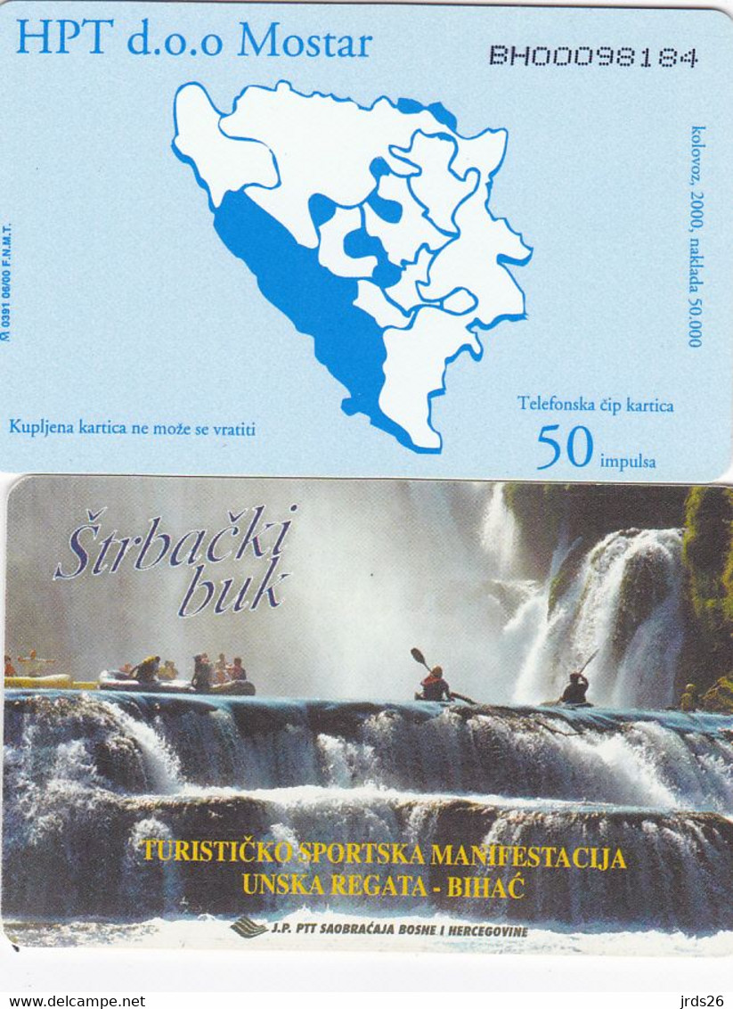 Bosnia - Herzegowina 2 Phonecards Chip - - - Old Stone, Landscape - Bosnien