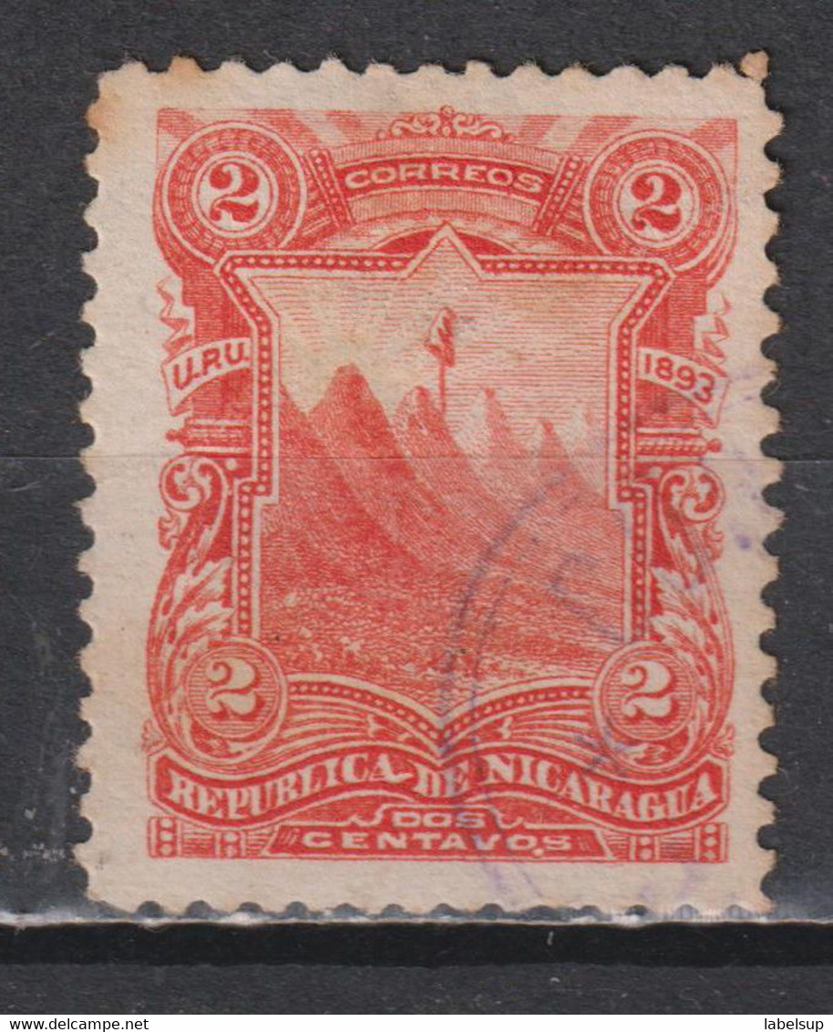 Timbre Oblitéré Du Nicaragua De 1893 N°51 - Nicaragua