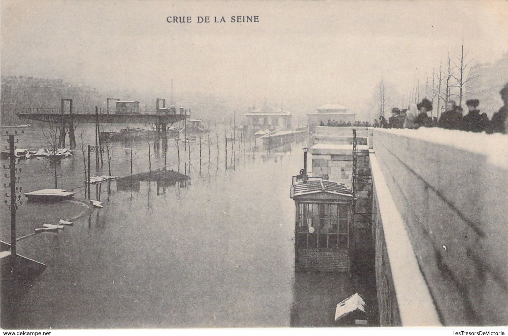 FRANCE - INONDATION DE PARIS - Crue De La Seine - Carte Postale Ancienne - Paris Flood, 1910