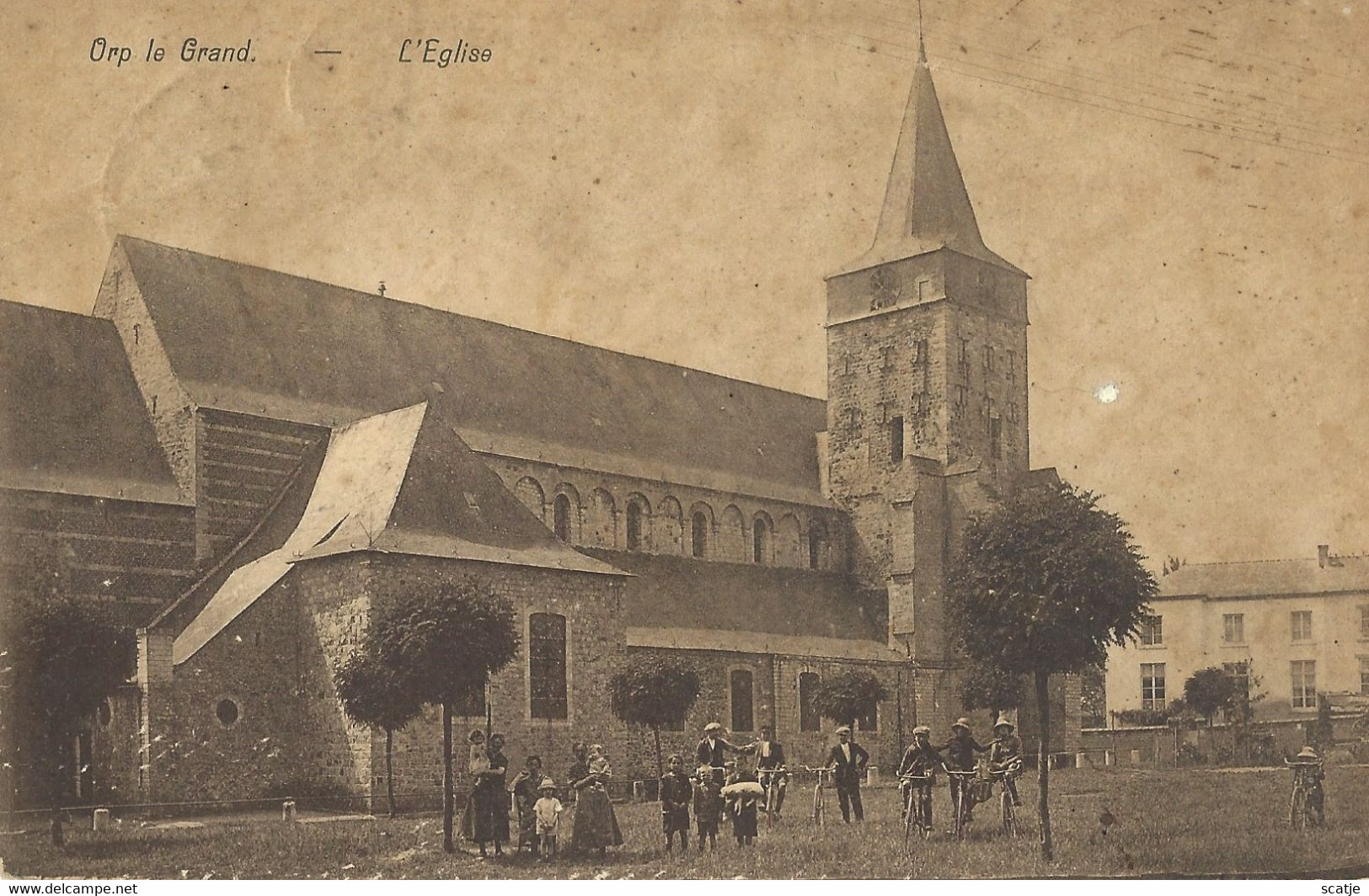 Orp  Le  Grand   -   L'Eglise   -   1934   Naar   Tirlemond - Orp-Jauche