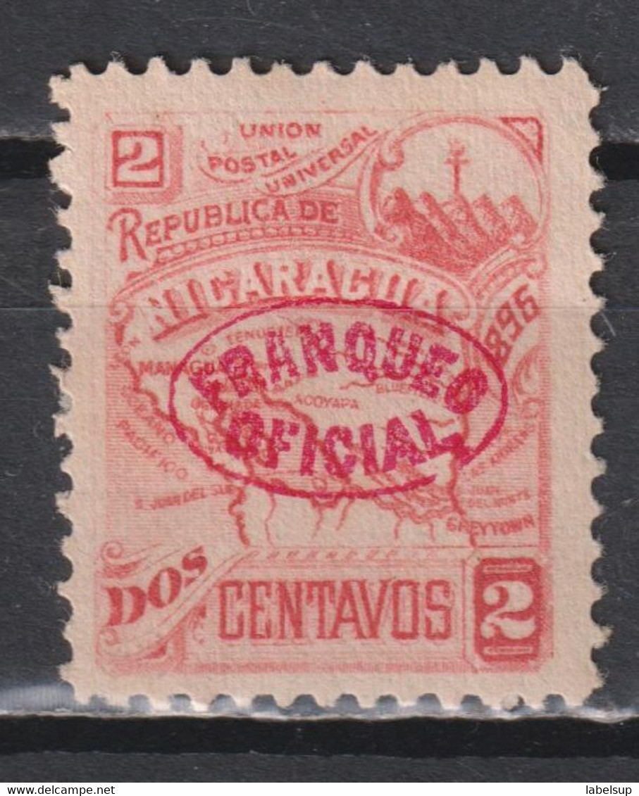 Timbre Oblitéré Du Nicaragua De 1896 N°63 - Nicaragua