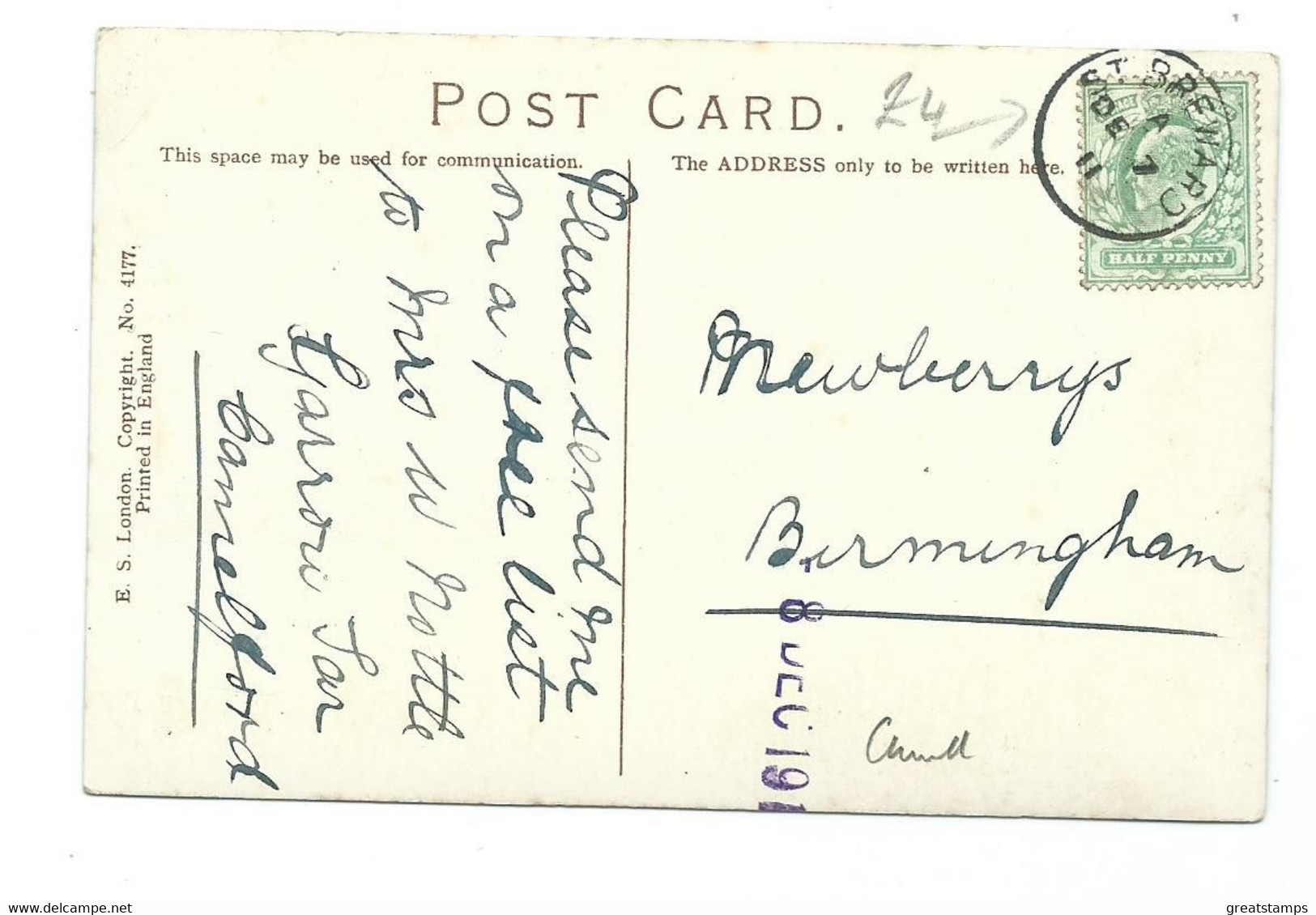 Postcard Devon Brentor Church St. Breward Cancel Cds 1911 Dartmoor - Dartmoor