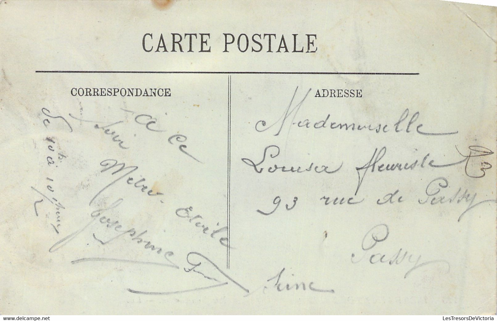 FRANCE - INONDATION DE PARIS - Rue Jean Goujon - Carte Postale Ancienne - Überschwemmung 1910