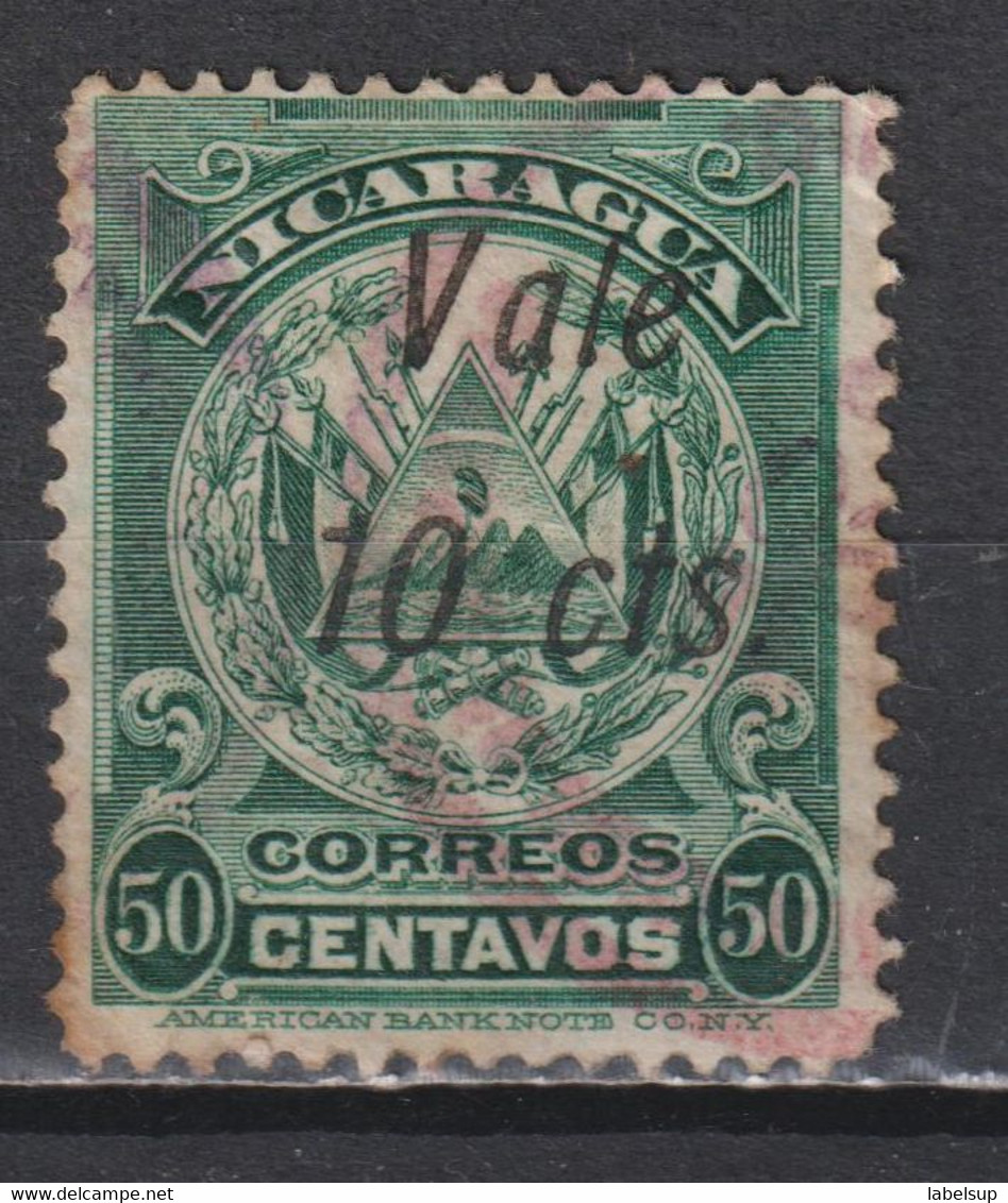 Timbre Oblitéré Du Nicaragua De 1910 N°271 - Nicaragua