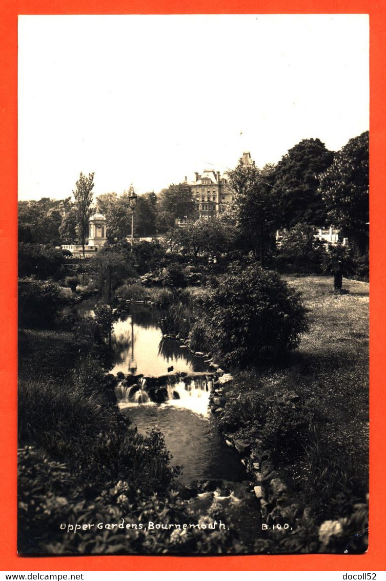 CPA GLACEE PHOTO BOURNEMOUTH " Upper Gardens " - Southend, Westcliff & Leigh