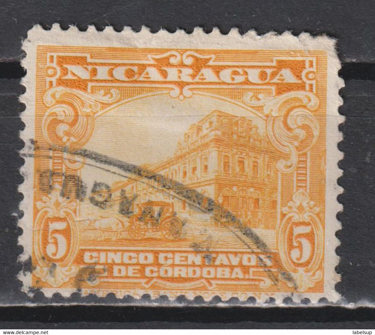 Timbre Oblitéré Du Nicaragua De 1928 N°522 - Nicaragua