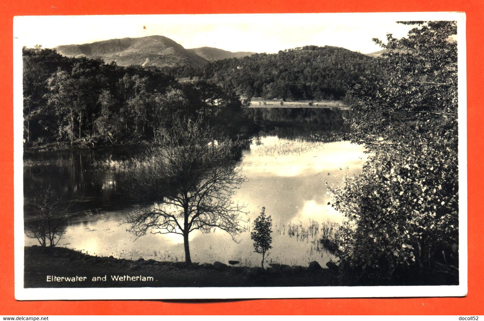 CPA GLACEE PHOTO " Elterwater And Wetherlam " - Southend, Westcliff & Leigh