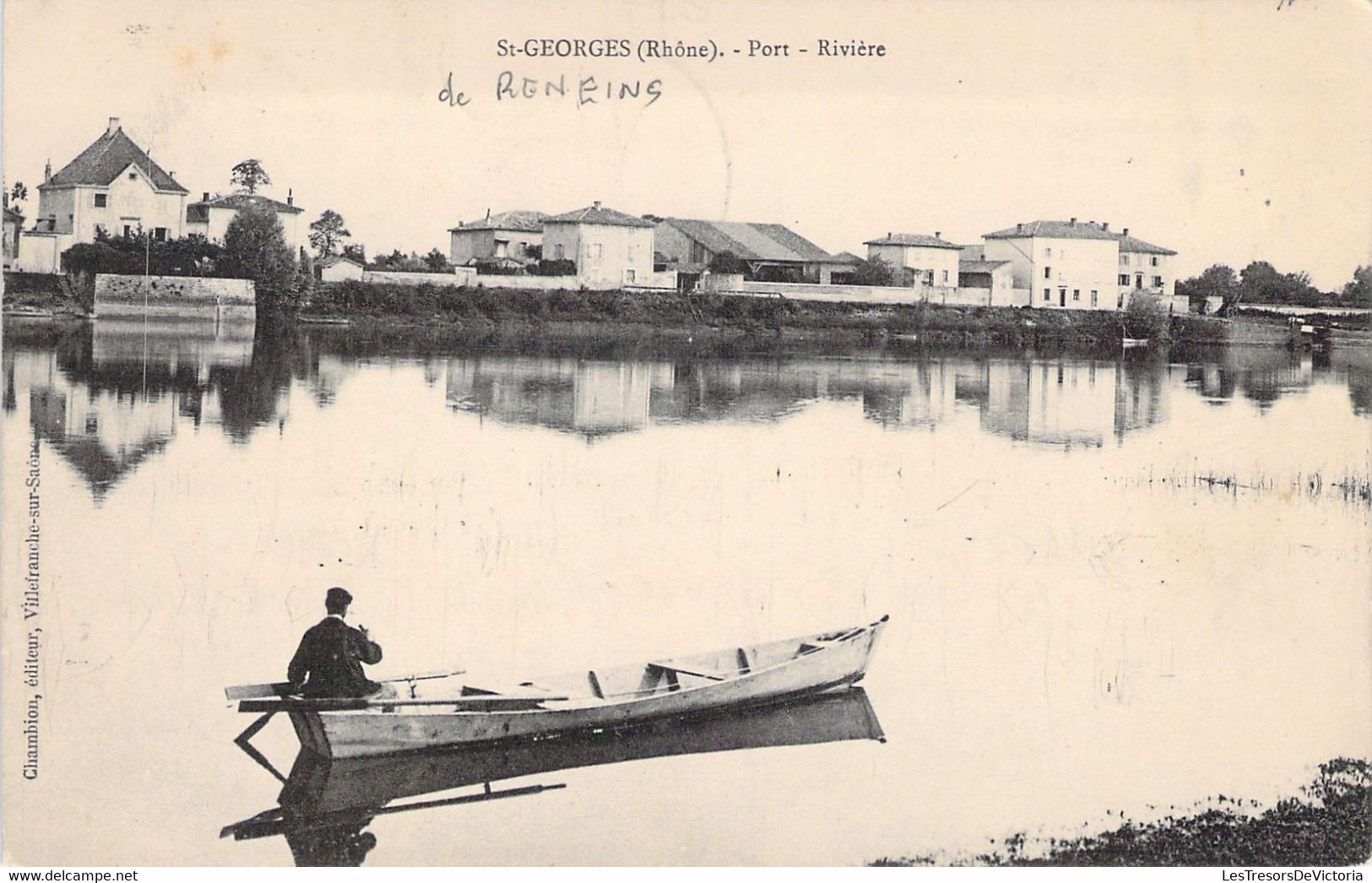 FRANCE - 69 - Saint GEORGES De Reneins - Port - Rivière - Chambion éditeur - Carte Postale Ancienne - Andere & Zonder Classificatie