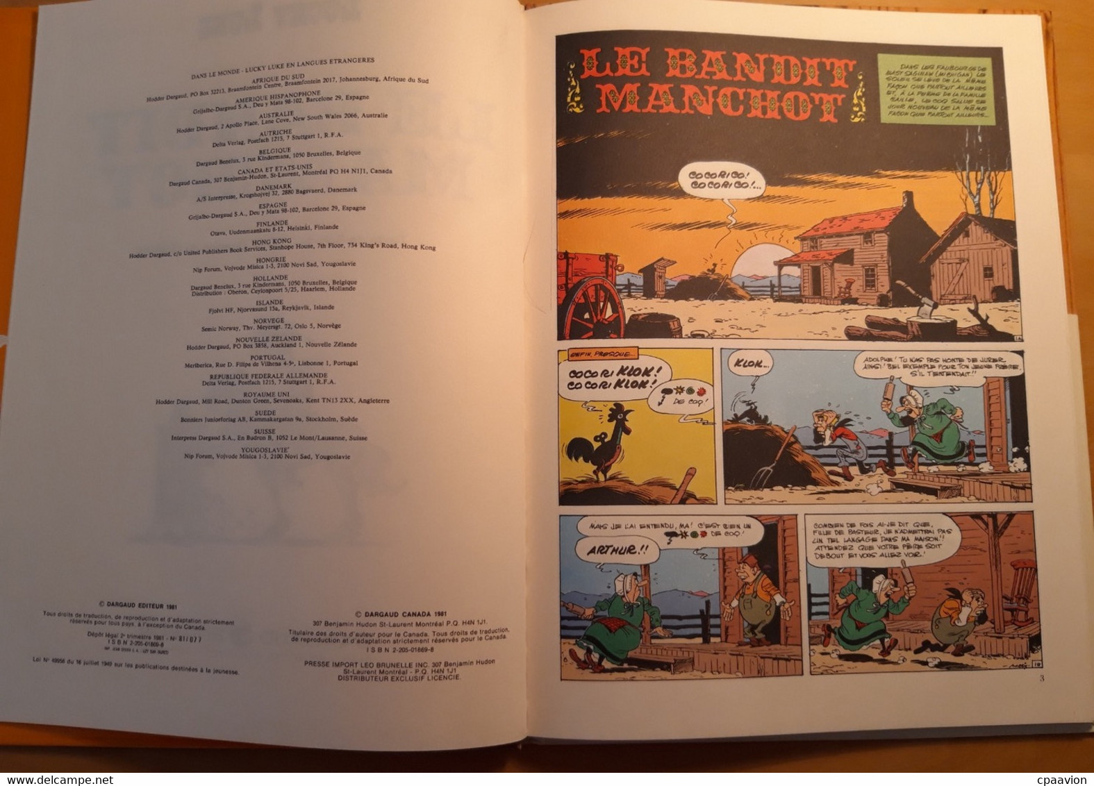 Le Bandit Manchot édition 1981 A L'état Neuf - Lucky Luke