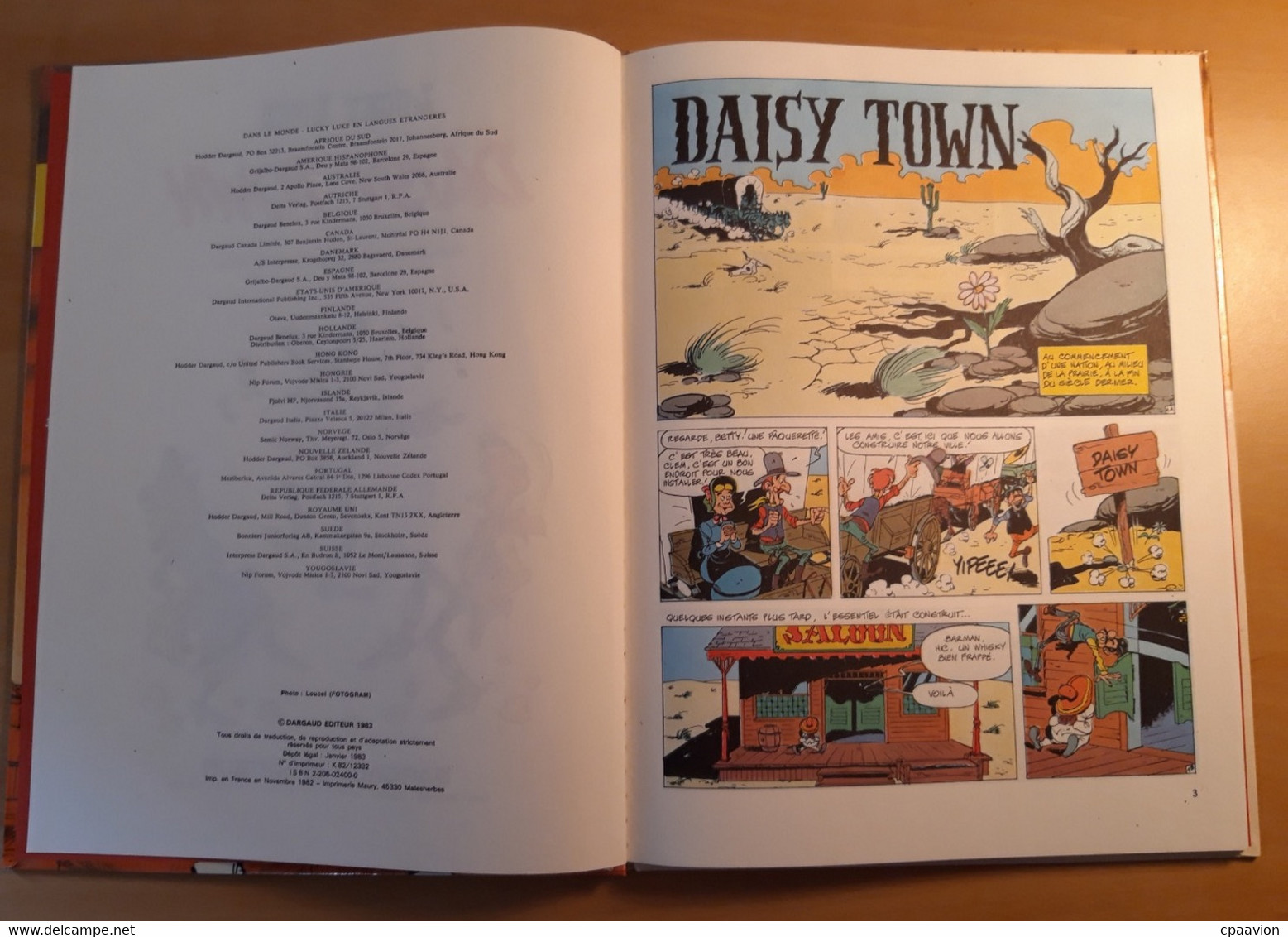 Daisy Town édition 1983 A L'état Neuf - Lucky Luke