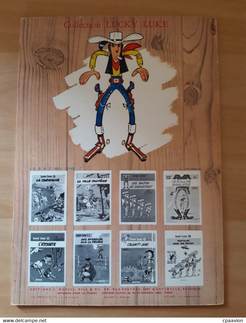 Des Barbelés Sur La Prairies,  édition 1970 A L'état Neuf - Lucky Luke